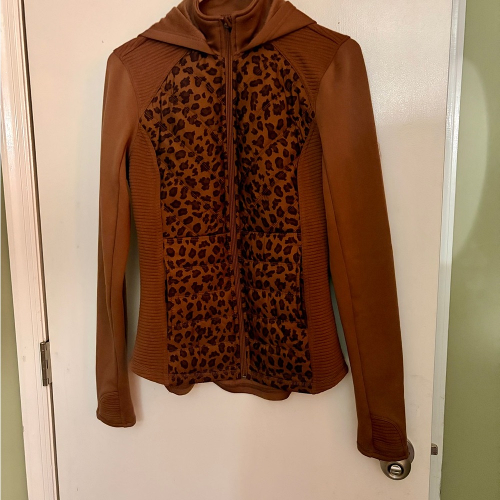 Brown Leopard Print Jacket